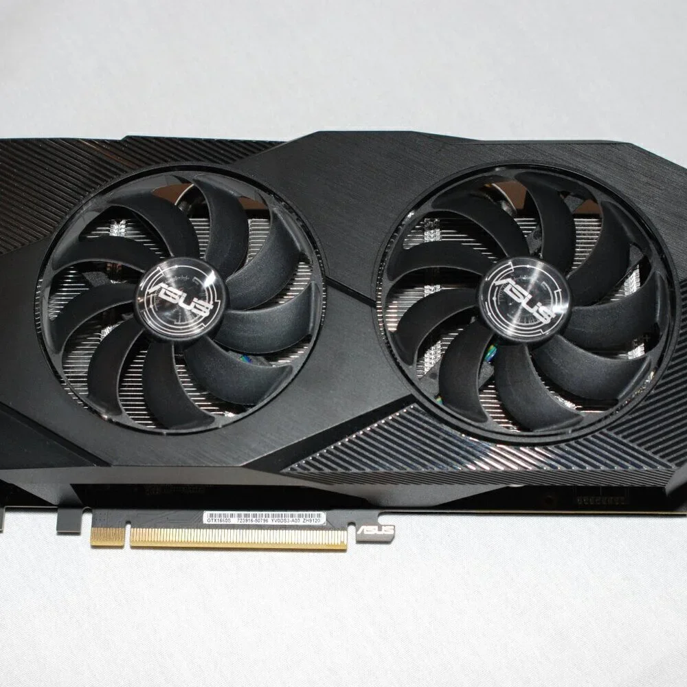 GPU ASUS 1660 Super EVO 6gb Graphics Card Nvidia *NEEDS FANS REPLACED!